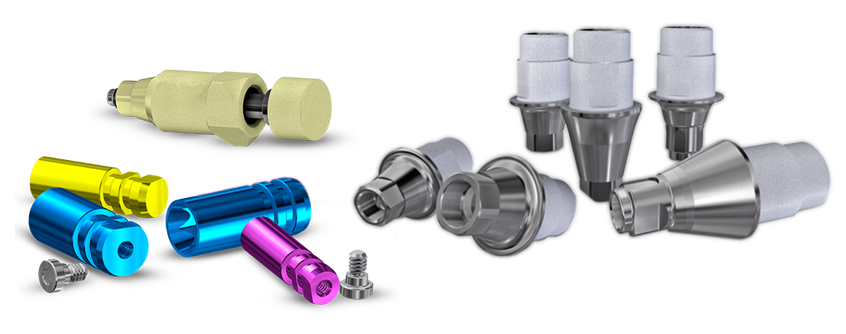Comprehensive Prosthetic Range – Restorative components suitable for a wide variety of restorative techniques.