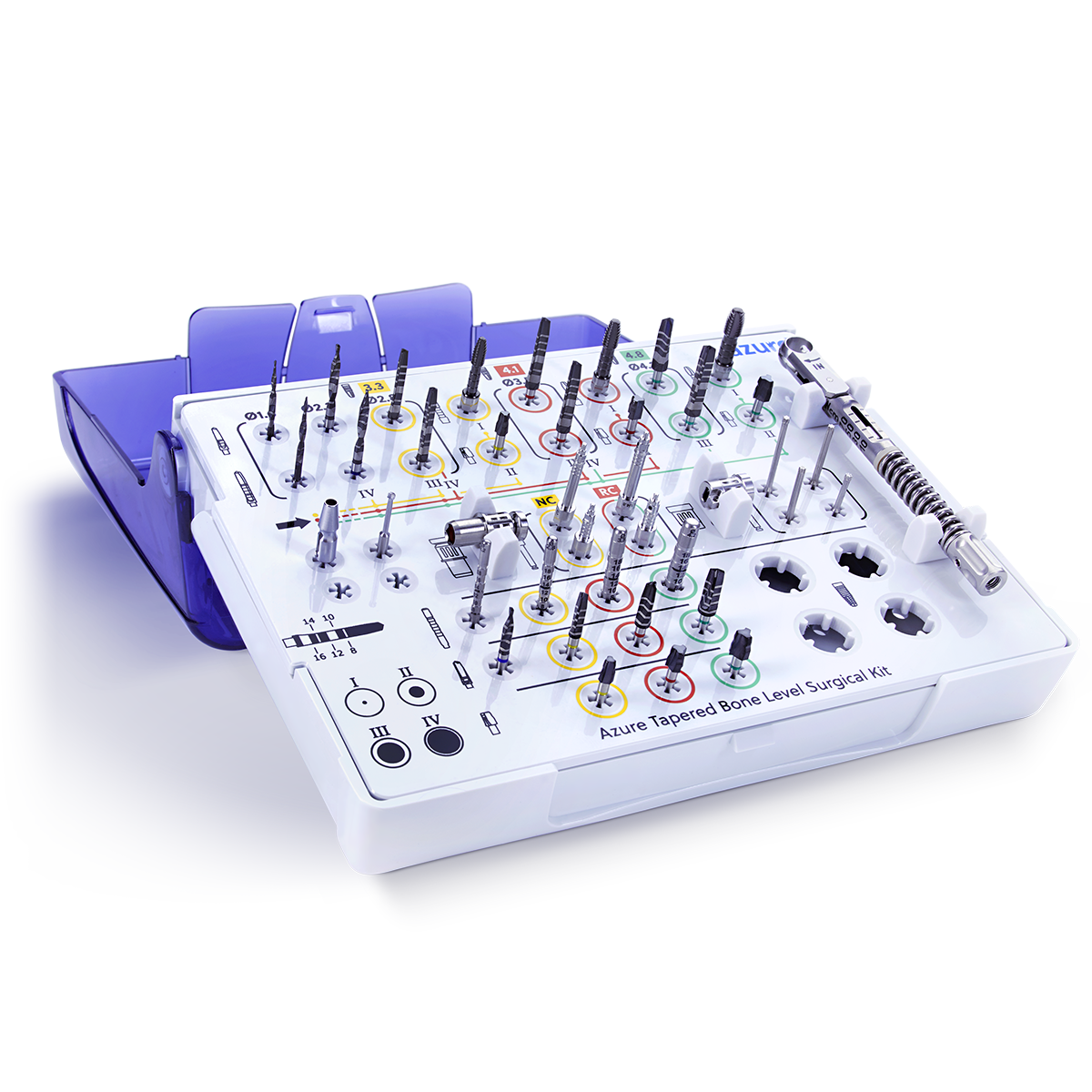 Azure™ Tapered Bone Level Implants Surgical Kit